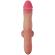 Hidden Desire - Pierced Punisher: Realistic Liquid Silicone Vibrating Dildo With 2 Motors, 26 CM Length, 5 CM Diameter, Skin-Ton