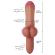 Hidden Desire - Pierced Punisher: Realistic Liquid Silicone Vibrating Dildo With 2 Motors, 26 CM Length, 5 CM Diameter, Skin-Ton