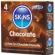 Skins - Pack De 4 PrÉservatifs Premium Chocolat