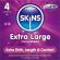 Skins - Pack De 4 PrÉservatifs Extra Larges Premium