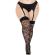 Leg Avenue Wild Rose Net Cuisses UK 14 à 18