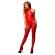 Leg Avenue Seamless Halter Body Stocking Red UK 8 à 14
