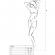 Passion - Woman BS024 Bodystocking Czarny Jeden Rozmiar