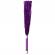Flogger in pelle scamosciata viola con manico in vetro e cristal