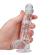 RealRock Dildo Transparent Réaliste Cristal Clair De 6 Pouces