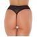 Crotchless Sheer Noir G-String