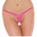 Detailed Crotchless G-String Pink