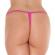 Detailed Crotchless G-String Pink